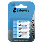 AAA Alkaline Batteries 10 Pack