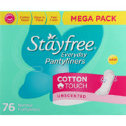 Everyday Panty Liners Normal Cotton Touch Unscented Pack of 76