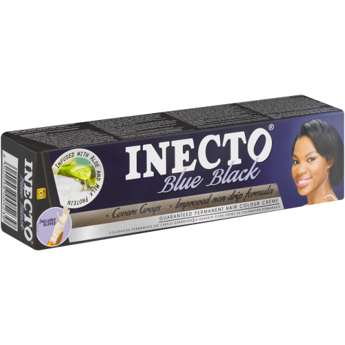 Inecto Permanent Hair Colour Creme Blue Black 50ml - Clicks