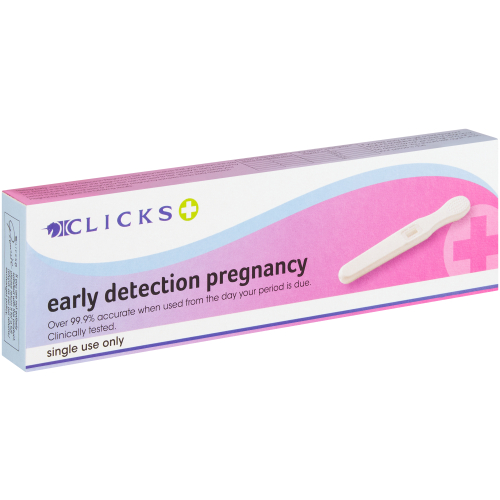 Clicks Early Detection Pregnancy Test 1 Test - Clicks