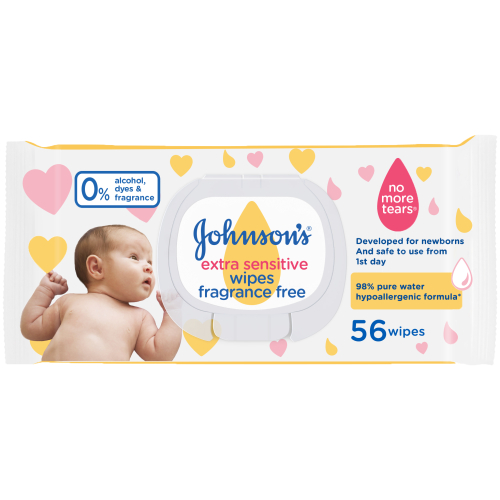 Baby Extra Sensitive Wipes Pack Of 56 Wipes