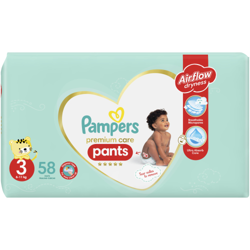 Buy Pampers Premium Care Diaper Pants Midi Size 3 6-11kg 56 Count