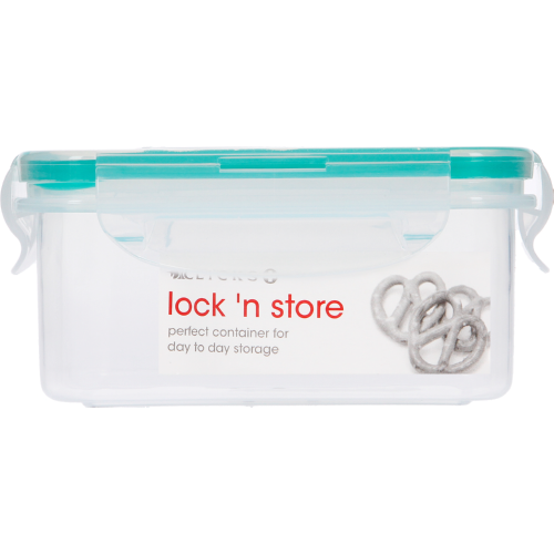 Lock 'n Store Plastic Container Rectangular 400ml