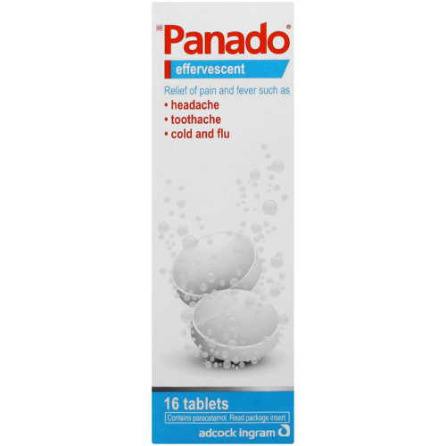Paracetamol 500mg 16 Effervescent Tablets