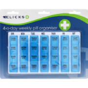 4-A-Day Weekly Pill Organiser