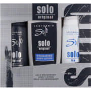 Solo Ice Deodorant Spray 150ml,Solo Original Deodorant Spray 150ml & Body Lotion 250ml