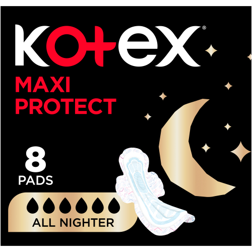 All Nighter Maxi Pads 8 Pads