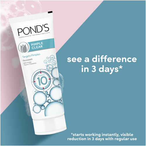 POND'S Pimple Clear Anti Acne Cleansing Face Wash 87ml - Clicks