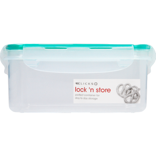 Lock 'n Store Plastic Container Square 1700ml