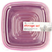 Square Storage Set 3 Pieces