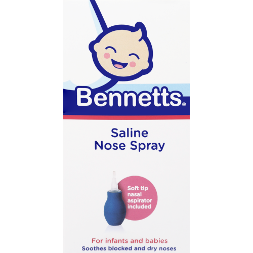 Giving baby saline nose clearance drops