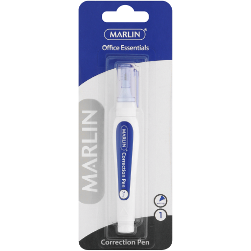 Marlin Correction Fluid Pen 7ml - Clicks