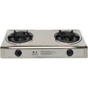 2 Plate Gas Stove Stainless Steel