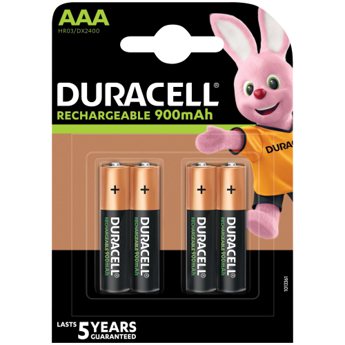 Rechargeable Batteries AAA 900mAh 4 Pack