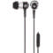 Stannic Series With Mic In Ear Headphones Black