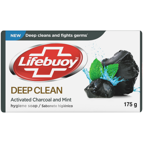 Hygiene Bar Soap Deep Cleansing Activated Charcoal And Mint 175g