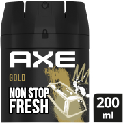 Aerosol Deodorant Body Spray Gold 200ml