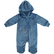 Boys Zip Fleece Sleepsuit 3-6M