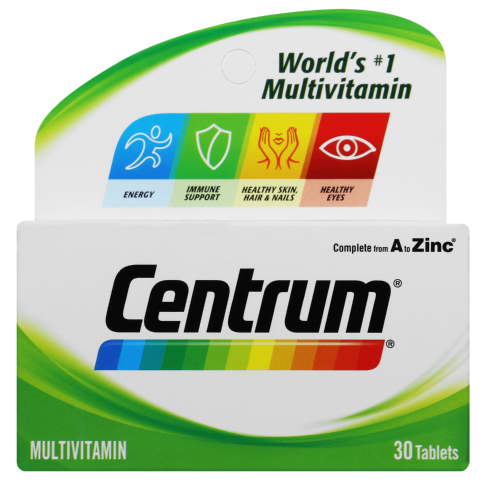 Adult High-potency Multivitamin Supplement 30 Tablets