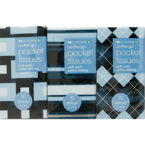 3-Ply Pocket Tissues 6 Pack