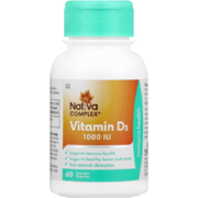 Vitamin D3 Complex 1000IU Capsules 60 Capsules