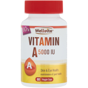 Vitamin A 5000 I U 2 M60 Veggie Capsules 60s