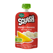 Squish 100% Fruit Puree Mango And Banana 110ml
