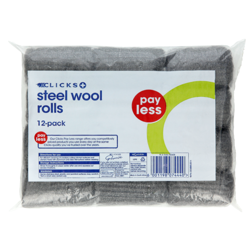 Steel Wool Rolls 12 Pack