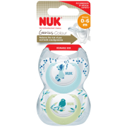 Genius Soother Blue 0-6 Months 2 Pack