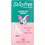 Maxi Teen Sanitary Pads Scented Pack of 10