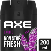 Aerosol Deodorant Body Spray Excite 200ml