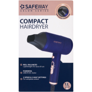 Salon Series Compact Hairdryer Navy and Gold 2000W