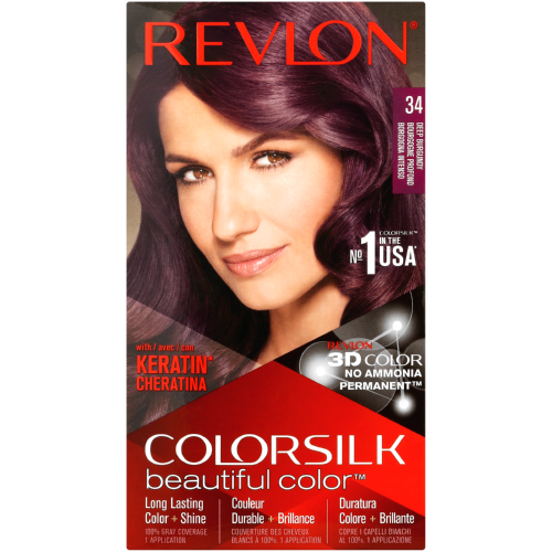 Revlon ColorSilk Beautiful Color Deep Burgundy 34 - Clicks