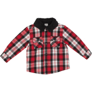 Boys Red Check Shacket 3-6M