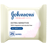 Cleansing Face Micellar Wipes Extra-Sensitive All Skin Types Pack Of 25 Wipes