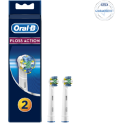 Floss Action Replacement Brush Heads 2 Pack