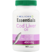 Essentials Cod Liver Oil 90 Softgels