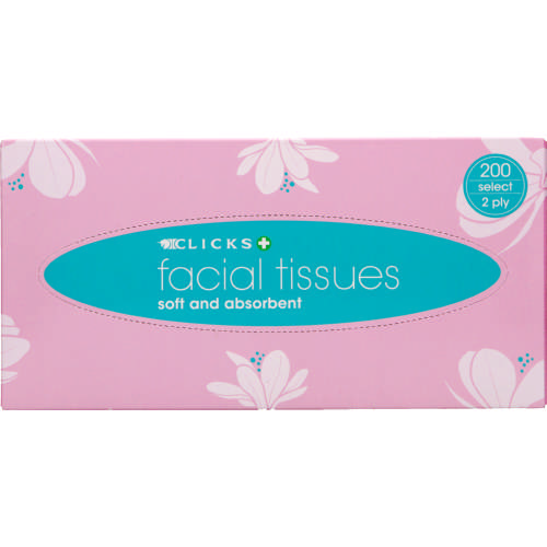 2-Ply Facial Tissues 200 Tissues