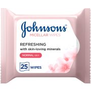Cleansing Face Micellar Wipes Refreshing Normal Skin Pack Of 25 Wipes