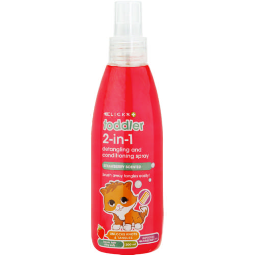 Toddler 2-In-1 Detangling And Conditioning Spray Strawberry 200ml