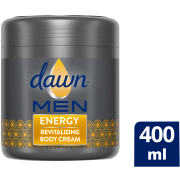 MEN Moisturizing Body Cream Energy For Dry Skin 400ml