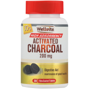 Activated Charcoal 250mg 30's