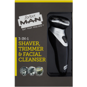3-in-1 Shaver, Trimmer and Facial Cleanser