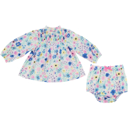 Girls All Over Print Top & Pantaloon 0-3M