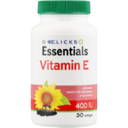 Essentials Vitamin E 400 IU 30 Softgels