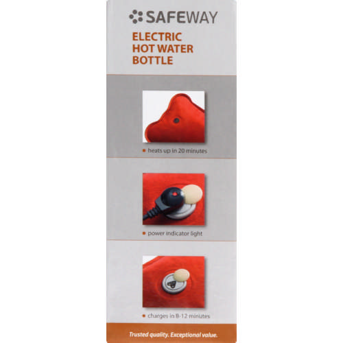 Safeway Electrical Hot Water Bottle Red - Clicks