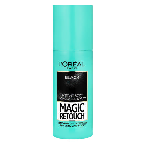 Magic Retouch Hair Root Concealer Black - Clicks