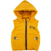 Boys Hooded Quilted Gilet 3-6M