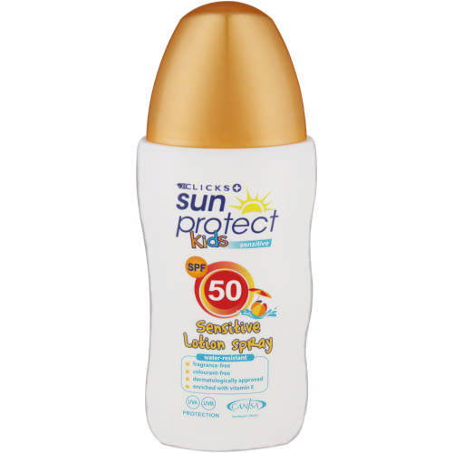 SUNprotect Kids SPF50 Lotion Spray Sensitive 200ml - Clicks