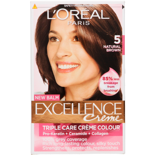 L'Oreal Excellence Creme Hair Colour Natural Brown 5 - Clicks